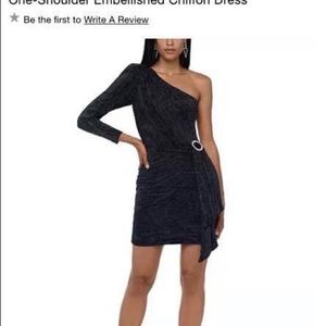 Xscape one shoulder short dress